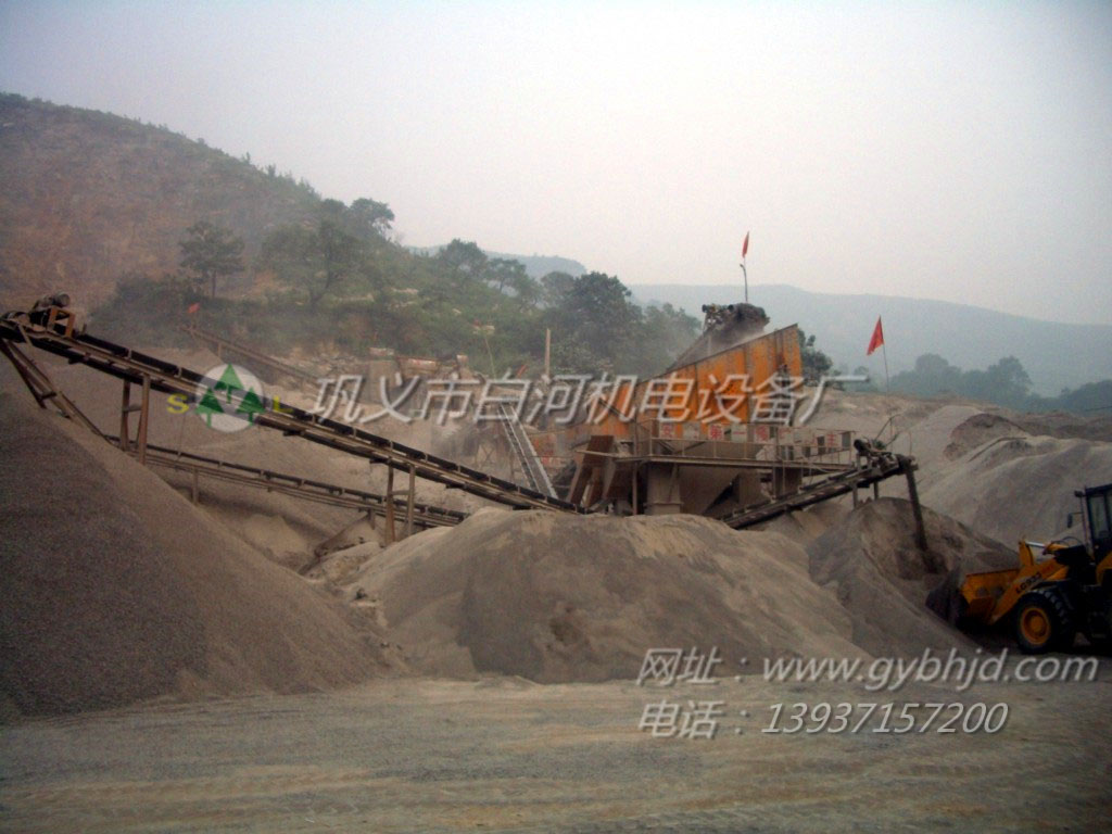 白河機(jī)電砂石生產(chǎn)線(xiàn)河南現(xiàn)場(chǎng)