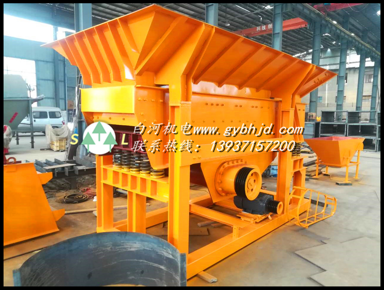 給料機(jī)生產(chǎn)現(xiàn)場(chǎng)